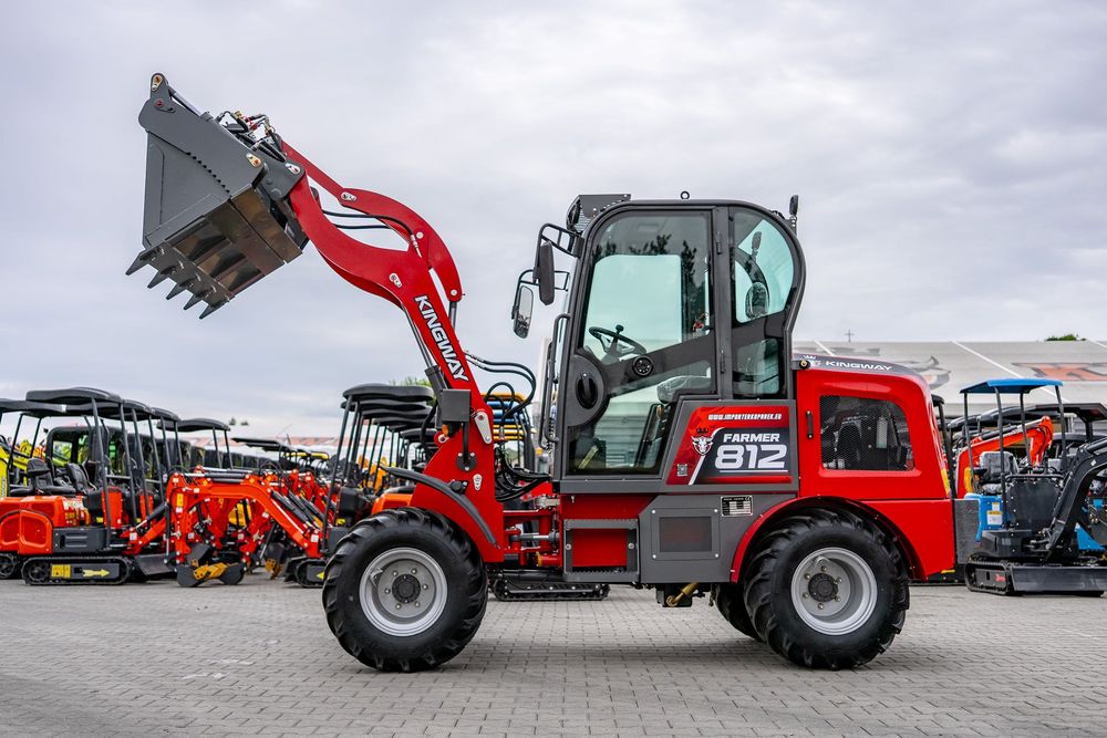 Ładowarka kołowa przegubowa udźwig 1200 kg + osprzęt + szerokie opony