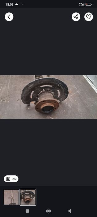 Ступиця задня Рено мастер 3