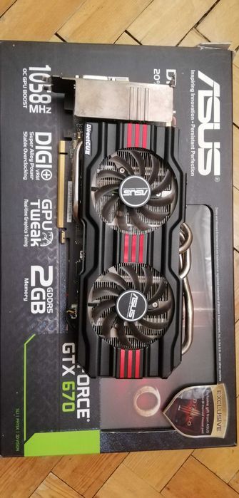 ASUS GTX 670 DirectCU II OC 2GD5