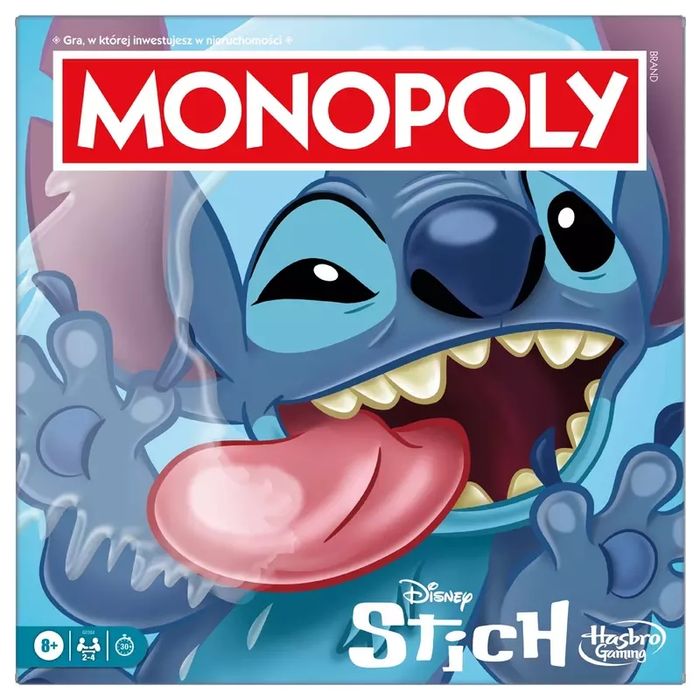Monopoly Stitch, gra Hasbro, wersja polska. Hasbro