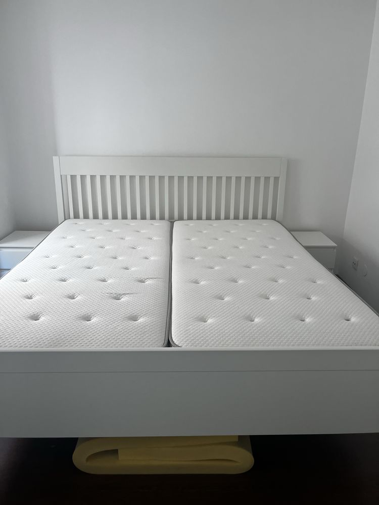 Cama e colchão como novos