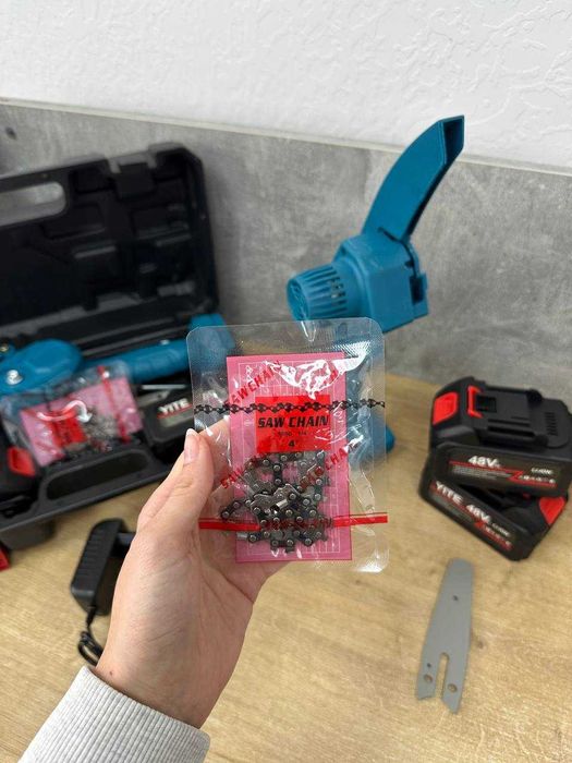 Акумуляторна ПИЛА + набір інструментів! Пила на акумуляторі + 2 АКБ.