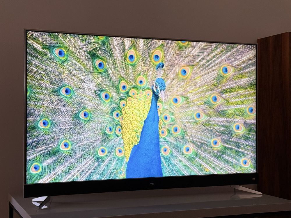 Telewizor tcl 55 cali/ smart tv/4k/ android/ cieniutki jak nowy