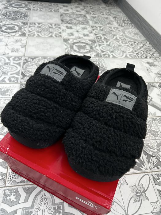 Капці Puma, тапочки Пума, сліпони Пума, шерпа