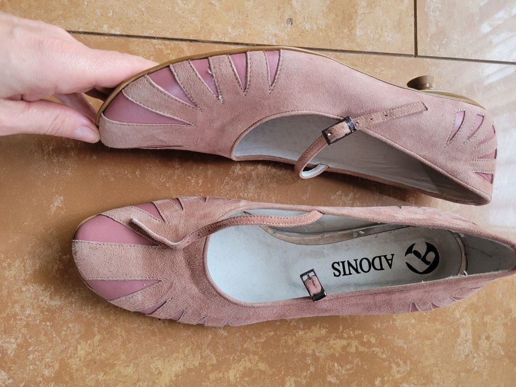 Skórzane buty Adonis