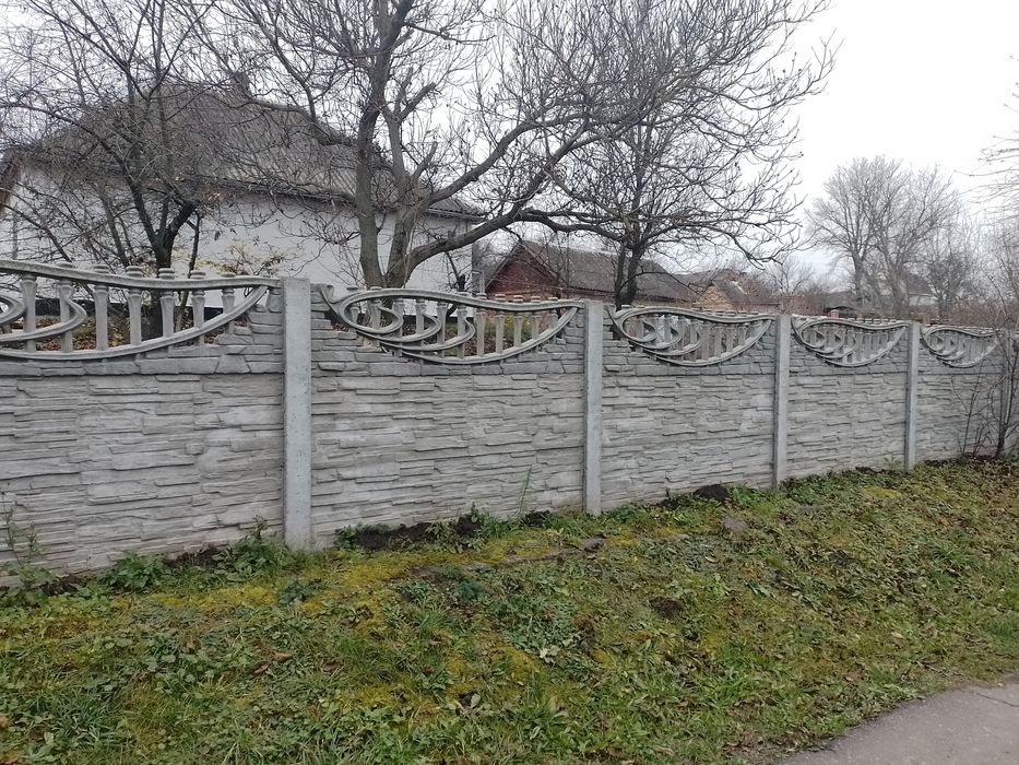 Бетонні забори 300р.