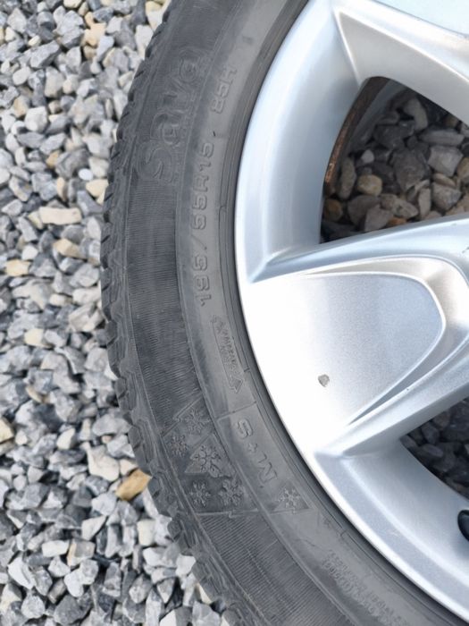 Koła felgi SKODA aluminiowe R15 ET 43 2 szt opony opona zimowa felga