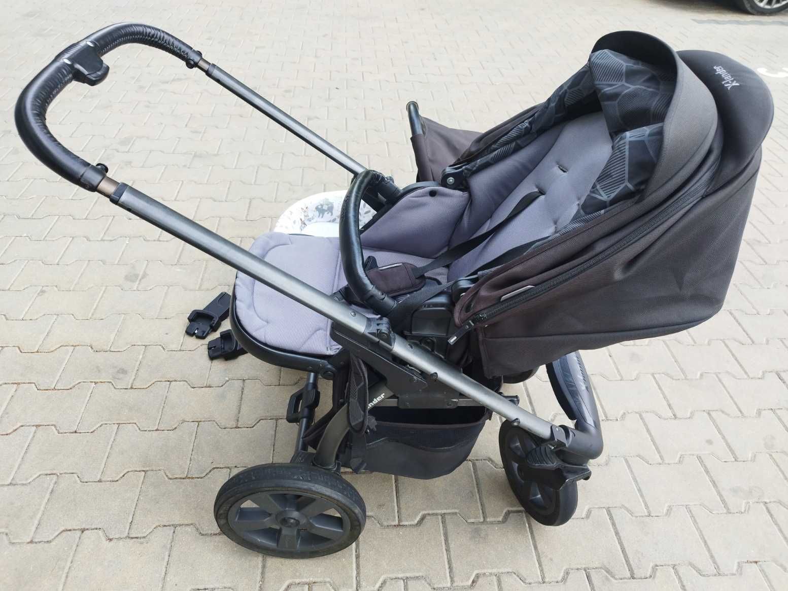 Premium wózek X-Lander X-Move, gondola, adaptery + plecak i dodatki