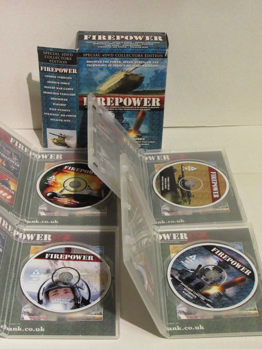 Coleção 8 DVD Firepower