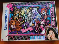 Puzzle, Clementoni, Monster High, 104 części, 3D vision