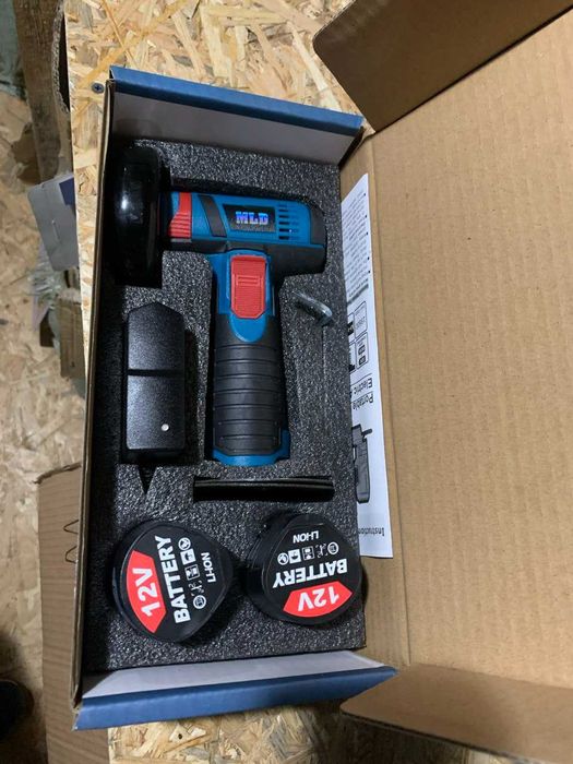 Болгарка MINI коробка  2 аккум  12V