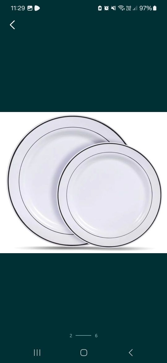 Talerze plastikowe *małe i duze* razem 60 szt!