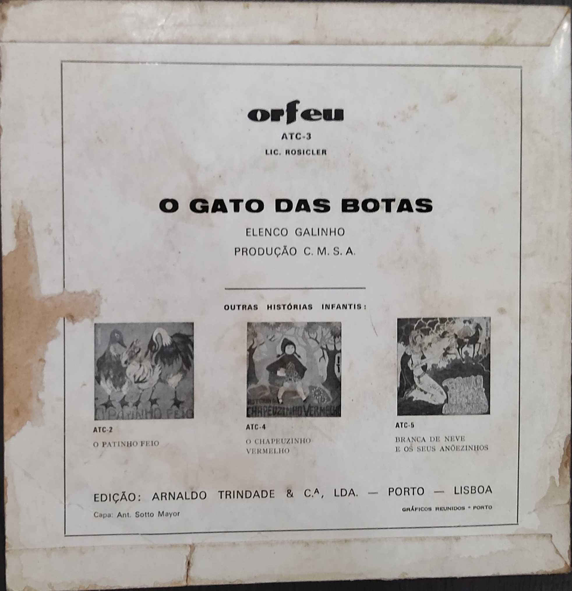 Vinil Single - O Gato Das Botas