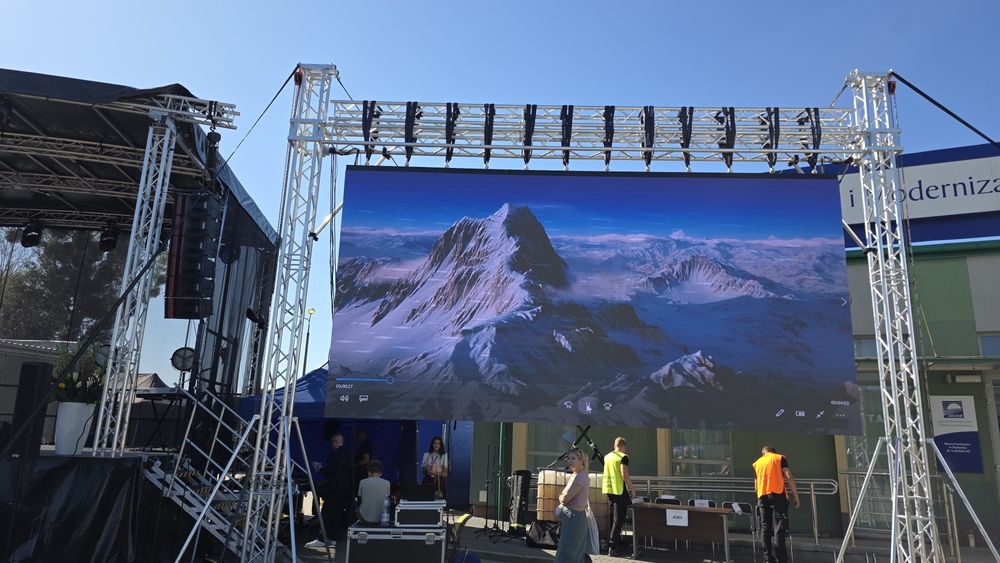 Telebim Dioda P2,6 Ekran Led Outdoor Eventy Konferencje Prezentacje