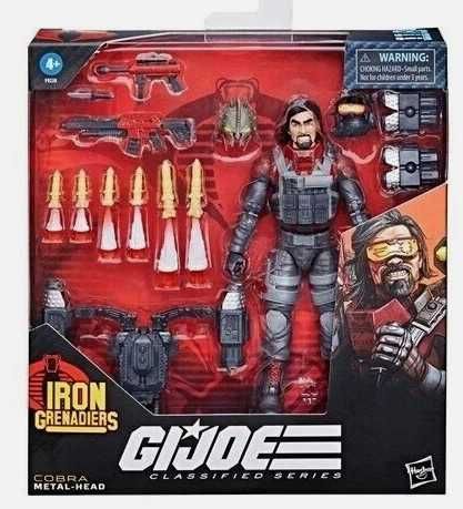 GI Joe GIJOE Classified Metal-Head (Iron Grenadier) #118 (NOVO SELADO)