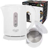 Czajnik elektryczny bezprzewodowy Adler AD1371w 850W 0.8L biały