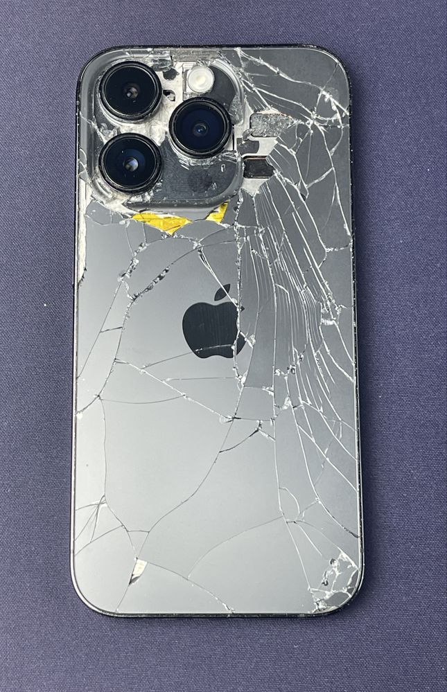 iPhone 14 Pro 128GB uszkodzony ekran i plecki, reszta sprawna