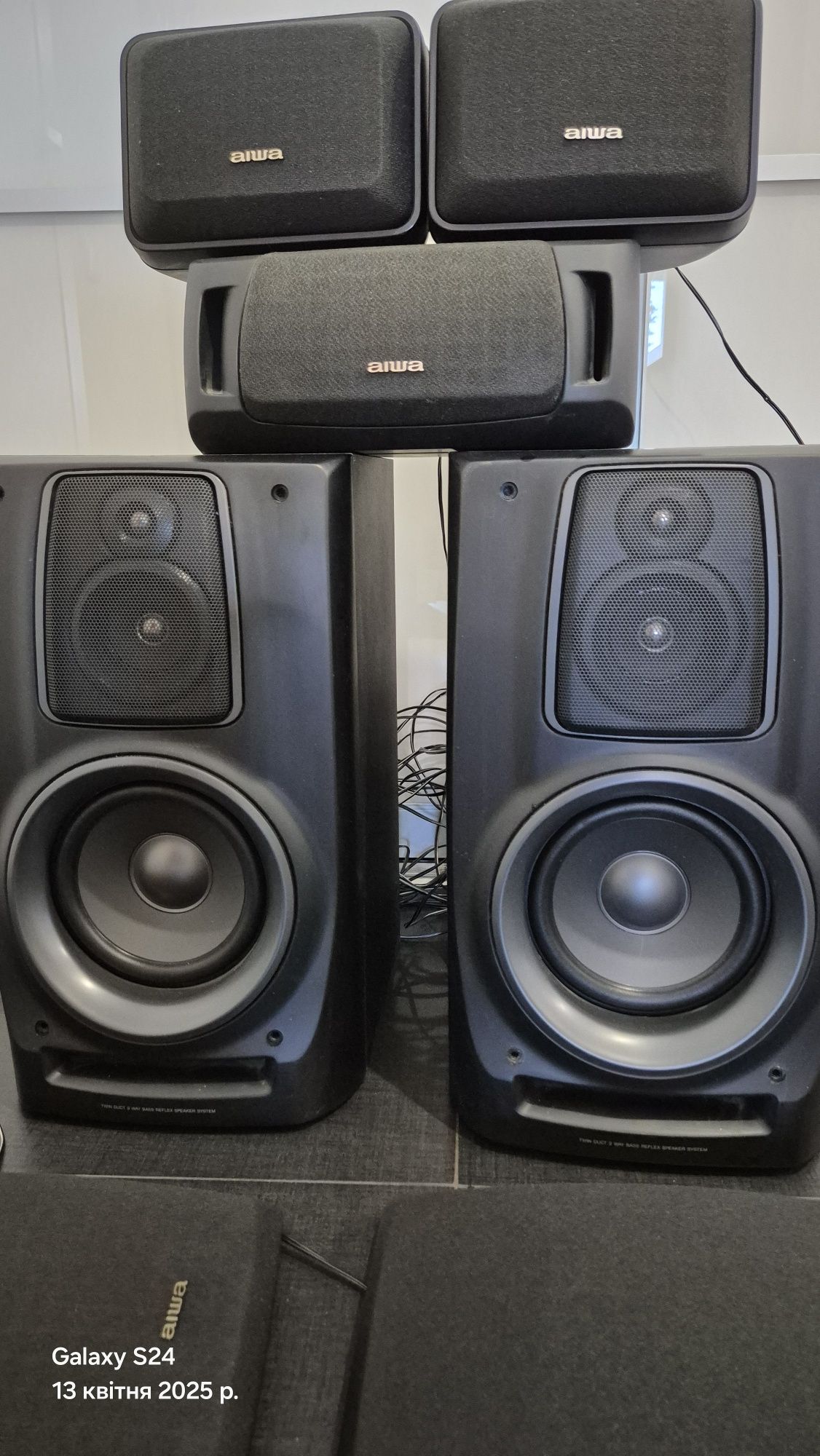 Акустична система AIWA. 5 колонок.