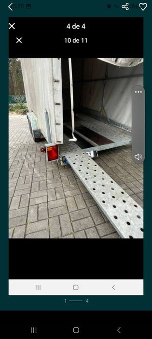 Reboque porta carros ou mercadorias