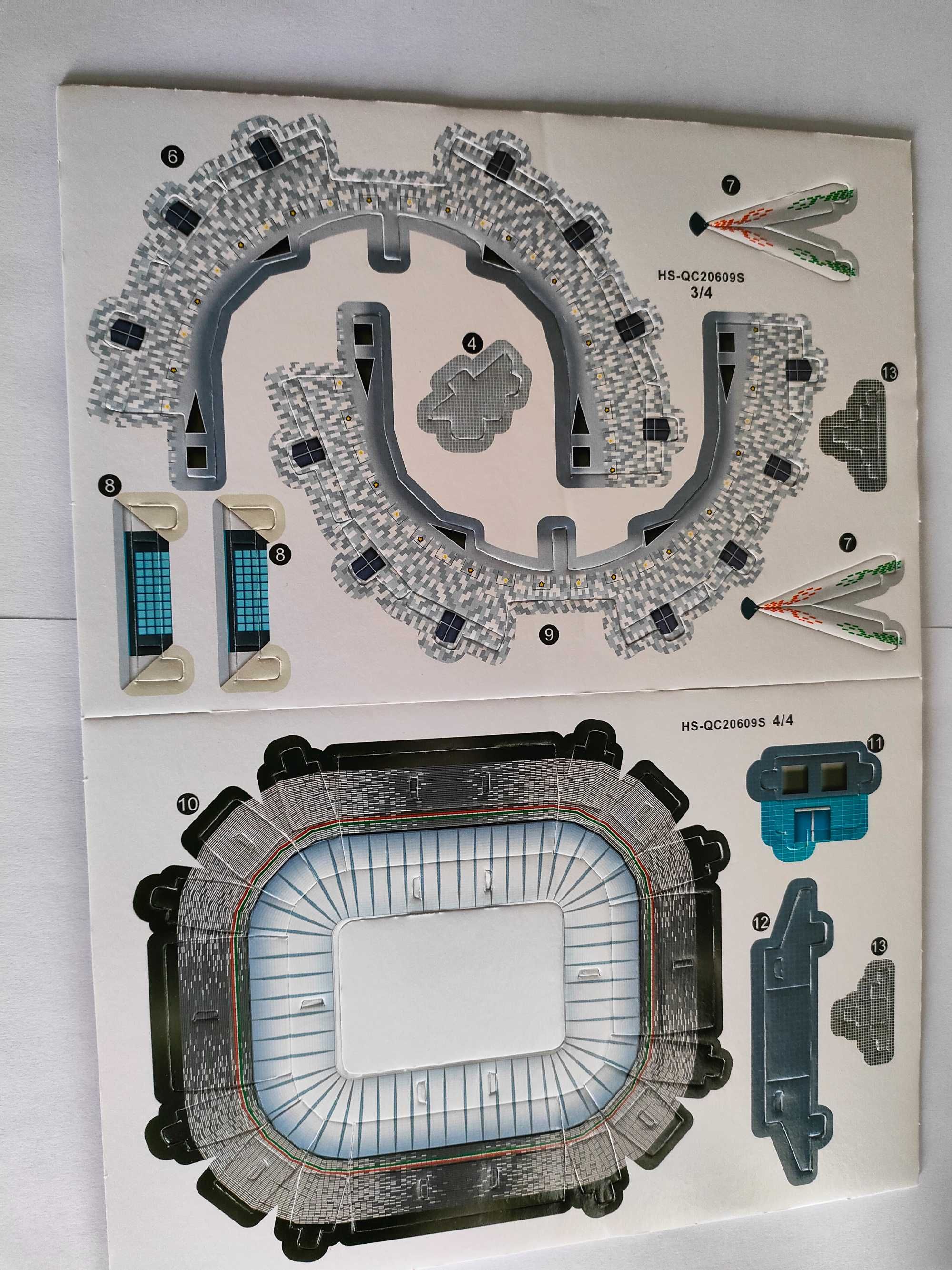 Stadion Juventusu Allianz Stadium puzzle 3D Juventus Turyn prezent