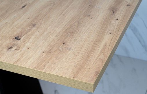 DOHA 2 nowoczesny stół rozkładany do salonu jadalni dąb artisan/czarny