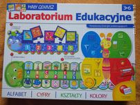 Edukacyjne Laboratorium, dla maluchów, piękna kolorowa układanka.