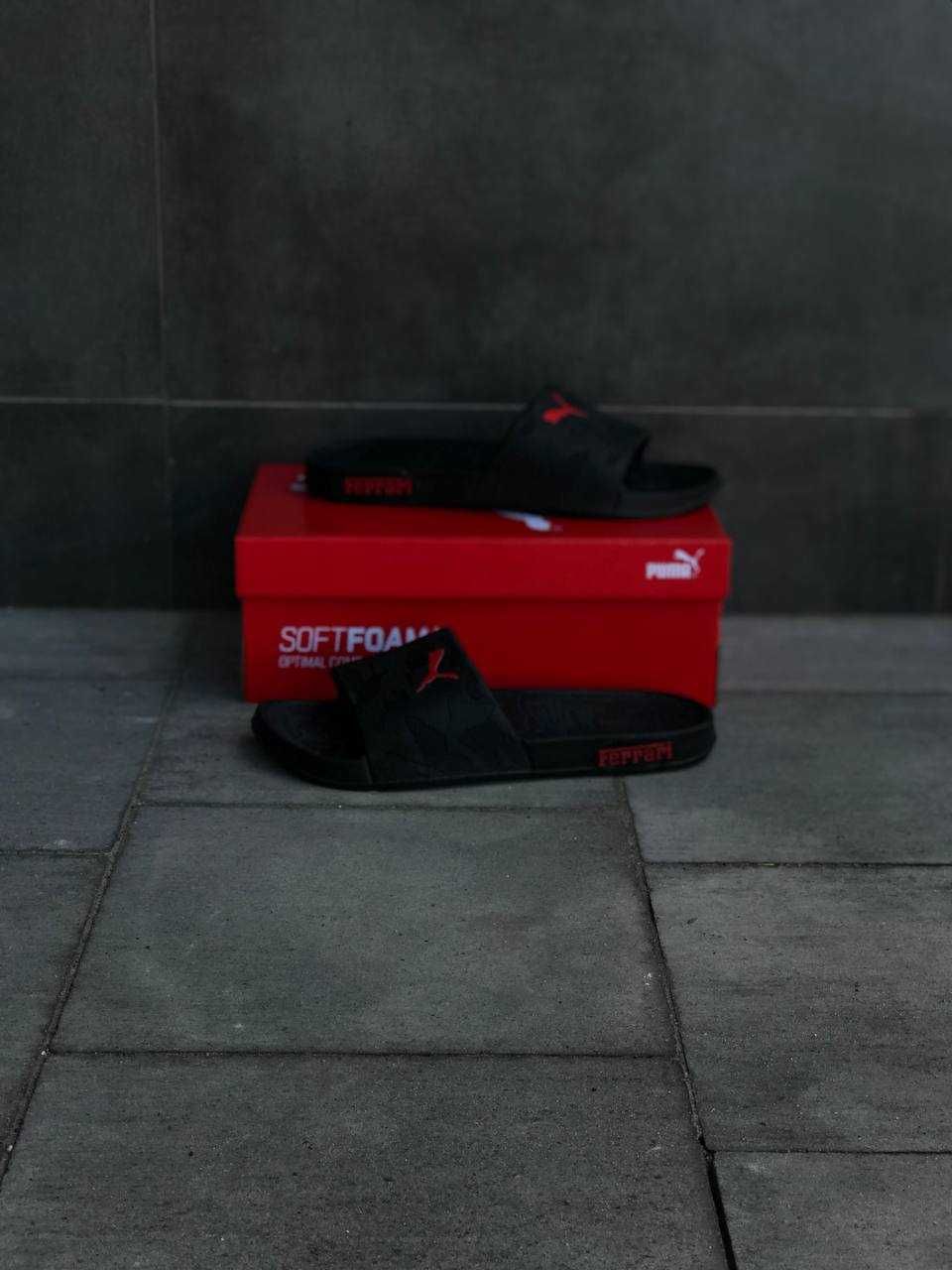 Тапочки Puma мужские Модные Летний must-have! Пума шлепанцы Гарантия!