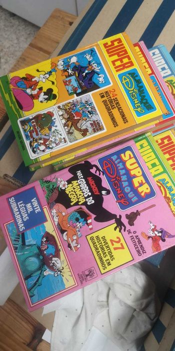 Super almanaque Disney. Anos 80. 12 primeiros numeros