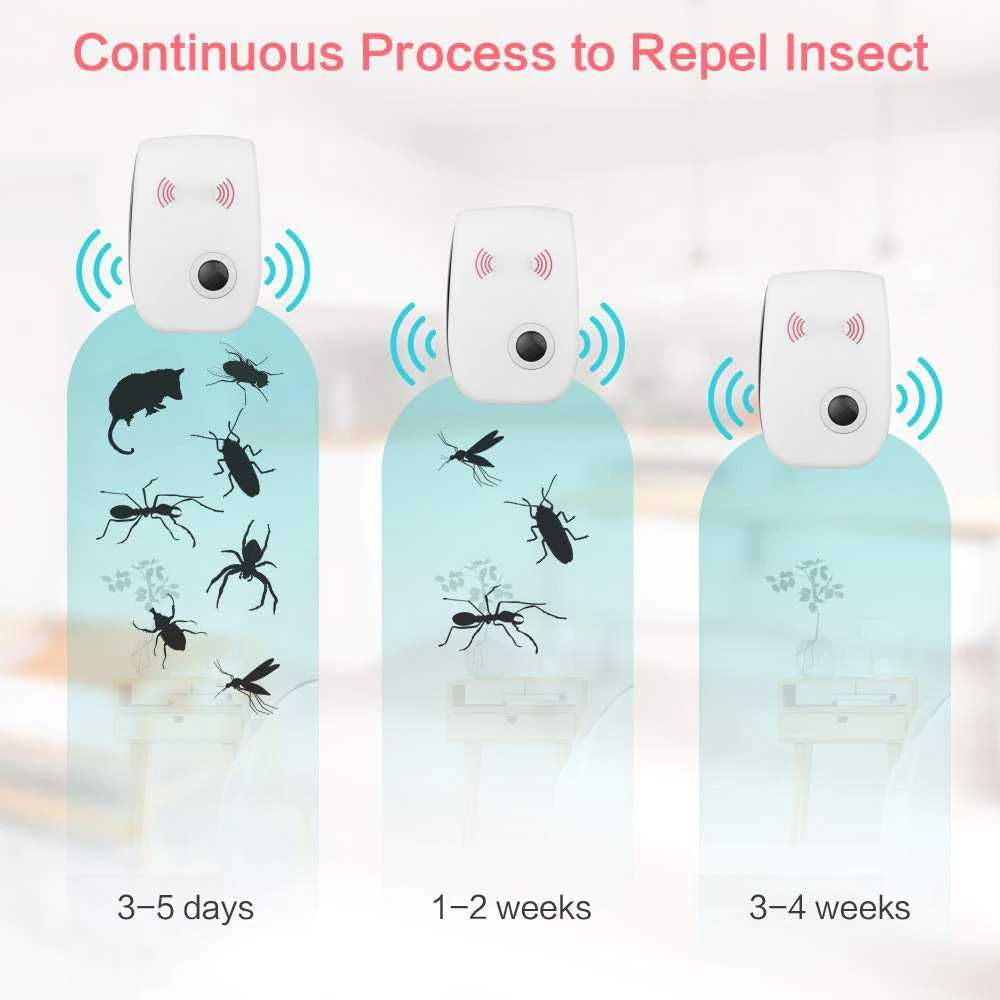 Repelente Pest Reject. Contra baratas, ratos, ratazanas, mosquitos
