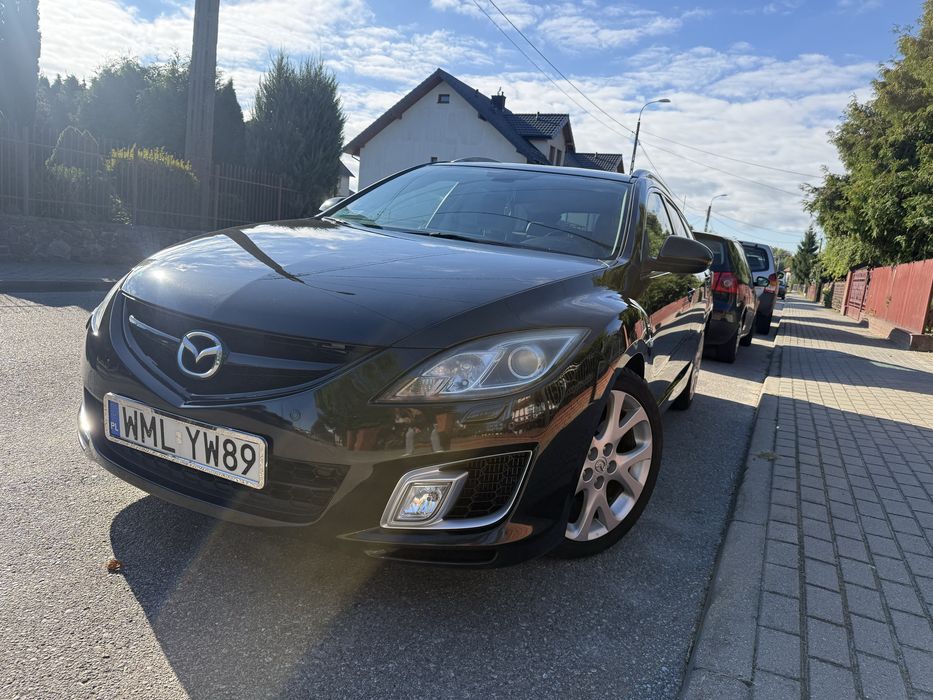 Mazda 6 GH 2.2 MZR-CD SPORT diesel 185KM kombi Sparkling Black SKÓRY