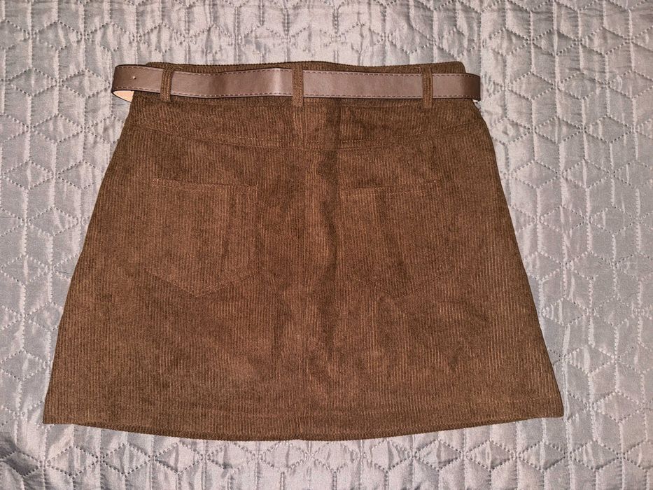 Спідниця у трендовому шоколадному кольорі НОВА