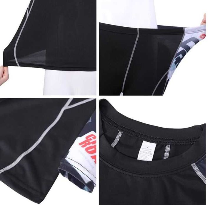 ММА, Рашгард 2в1 для фітнесу, Термобілизна, Crossfit, Компресіон одяг