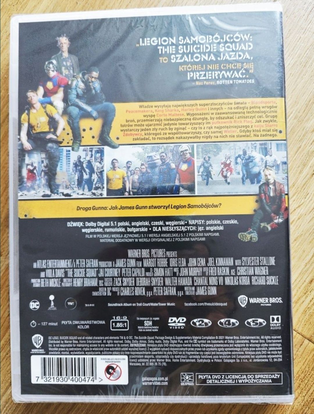 NOWA FOLIA Legion Samobójców: The Suicide Squad DVD