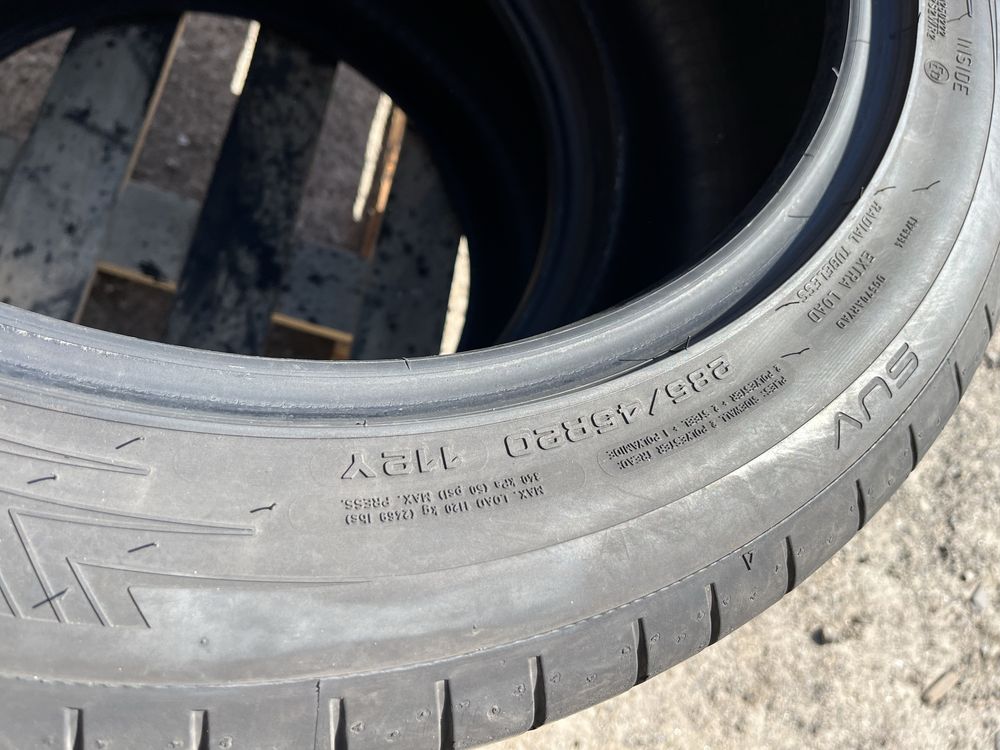 285/45 r20 Dunlop Sport Maxx RT2 Резина летняя
