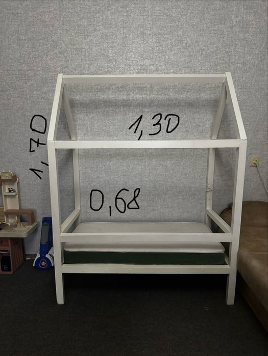 Дитяче ліжко з ортопедичним матрасом