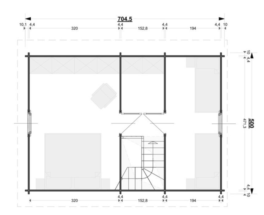 Nowoczesny Domek letniskowy domek na zgłoszenie 35m2 domek drewniany