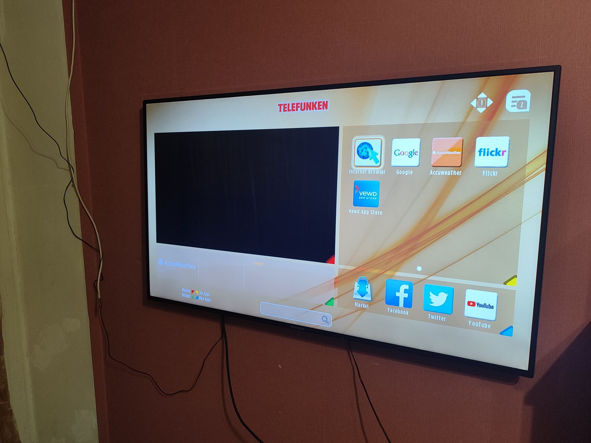 LSD Telefunken 55" ue55ku6099u smart TV