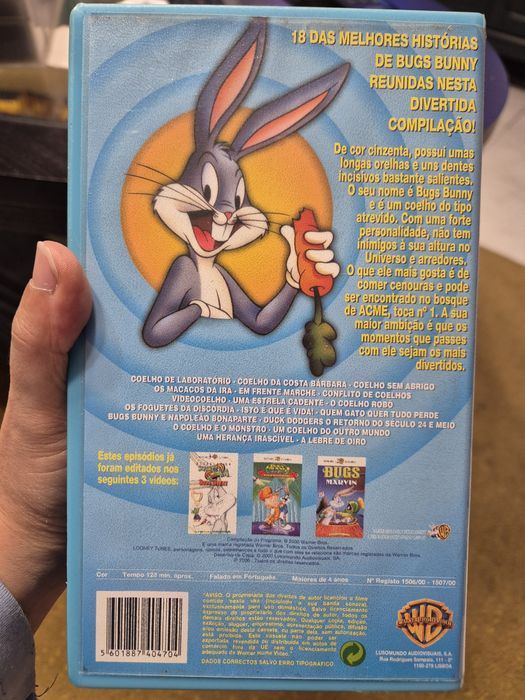 Espetáculo Bigs Bunny - Filmes VHS