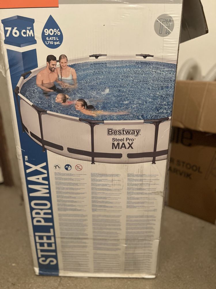 Basen stelażowy BESTWAY PRO MAX 3.66m