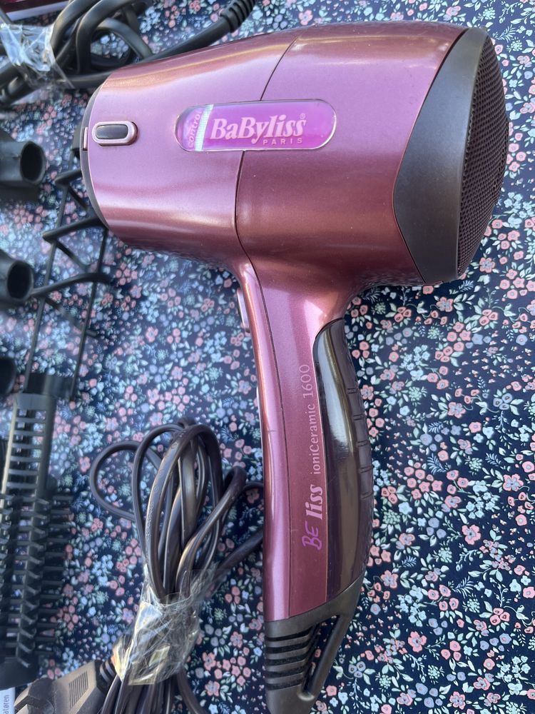 Набір стайлер Babyliss paris 6в1 + фен Babyliss paris ioniceramic 1600