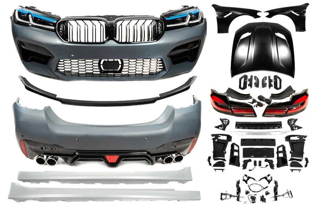BMW 5 F10/F11/07 2010-2016 Комплект рестайлінгу в G30 M5 CS 2021рік