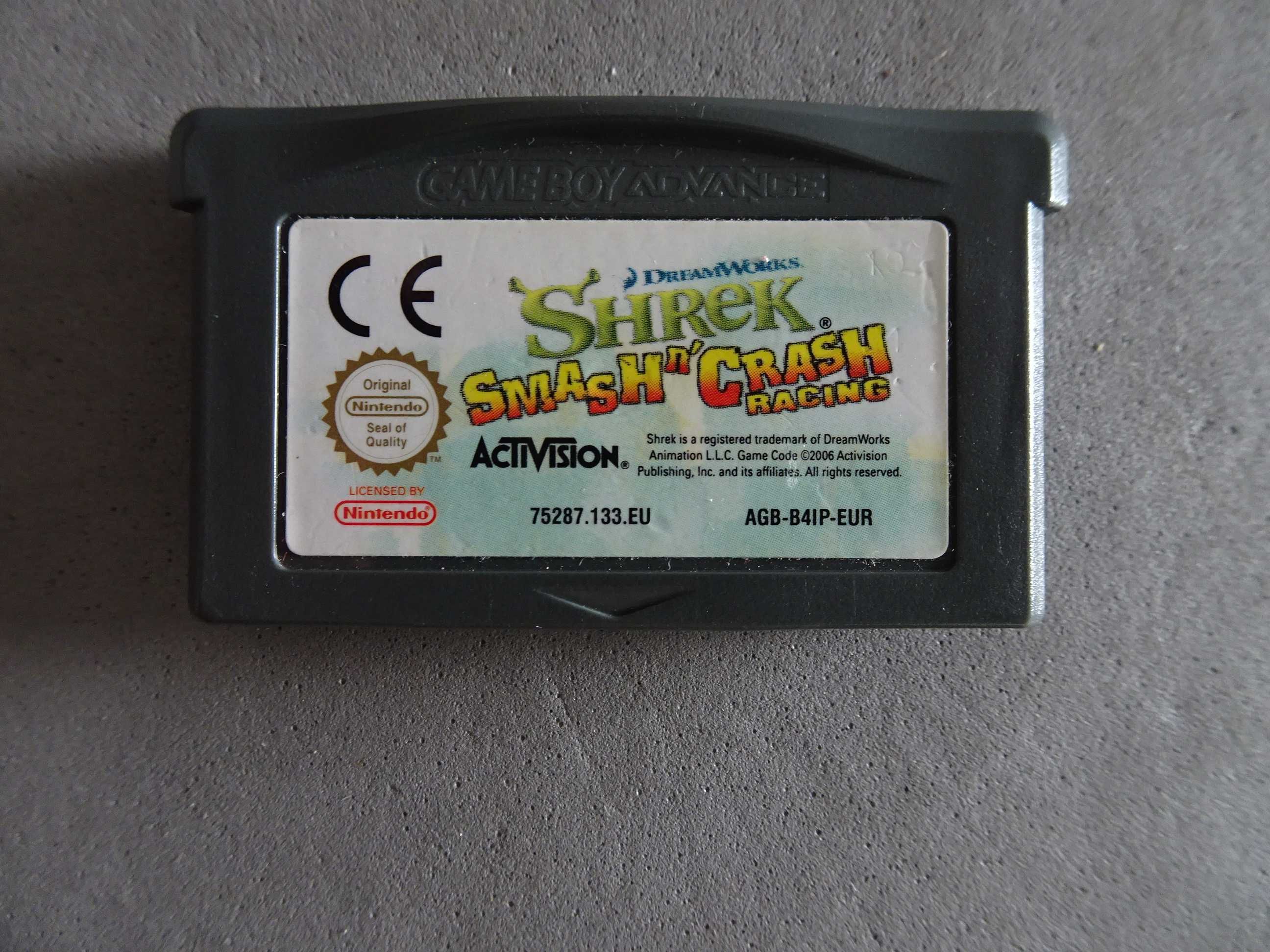 Jogo Game Boy Advance - Shrek - Smash N' Crash racing