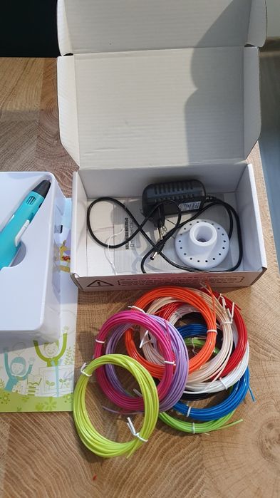 ZABAWKA Długopis 3D + wzornik + 50m fillamentu + podstawki ZESTAW