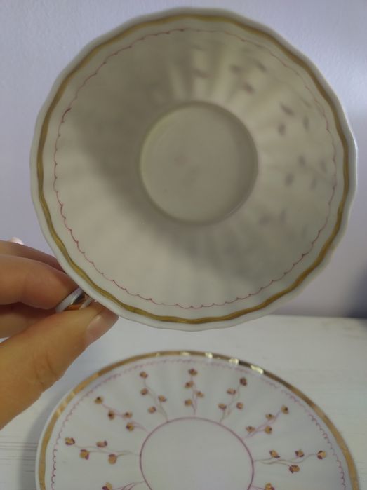 Рідкісна чайна пара Вербілки Вербилки Золотий В'юнок Золотой вьюнок