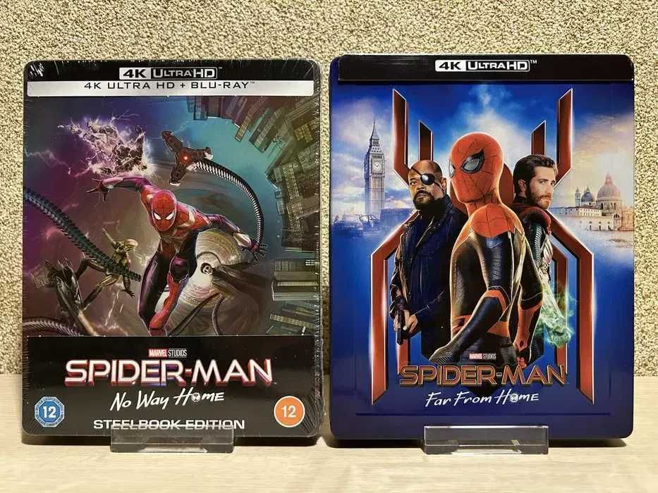 Steelbook 4K Ultra HD Blu-ray Аватар 1-2 / Человек-паук/ Терминатор 2