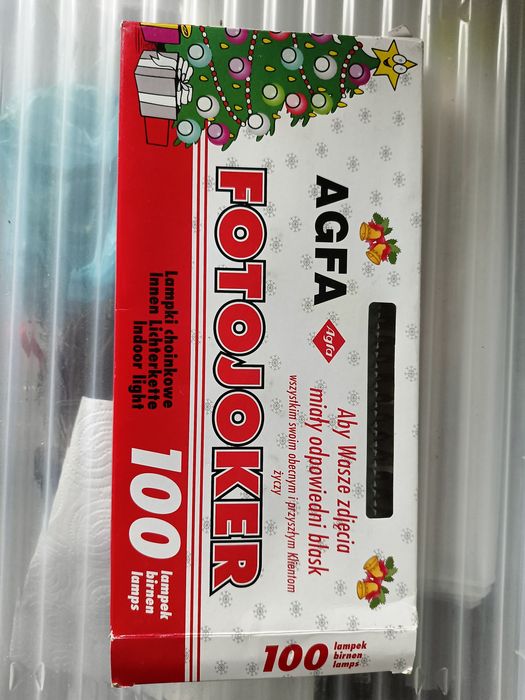 Lampki choinkowe AGFA Fotojoker czerwone nowe