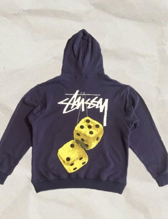 худі stussy темно фіолетовий