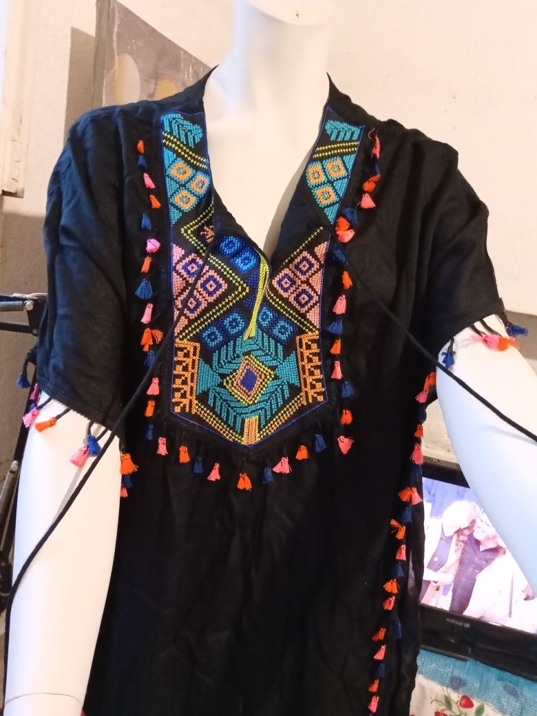 Poncho vestido de Verão novo adulto