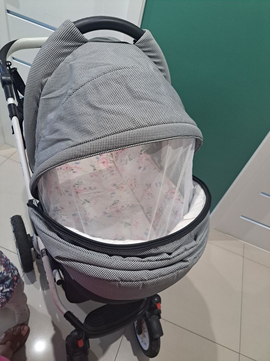 Wózek  dziecięcy Adamex Pajero  2w1 - gondola+spacerówka+gratis