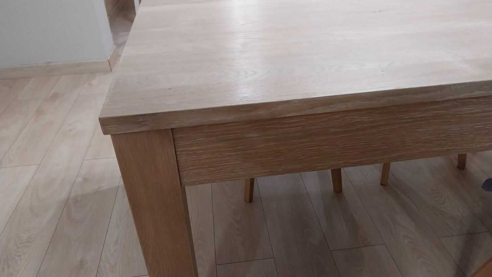 Stół kolor dąb bianko